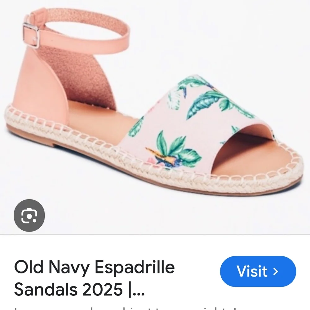 💖Old Navy Floral Espadrille Sandals